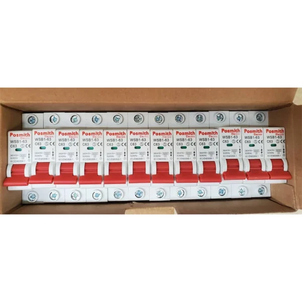 POSMITH Electric WSB1-63 C63 MCBs