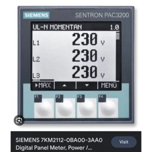 Siemens Sentron PAC3200 Digital Panel Meter