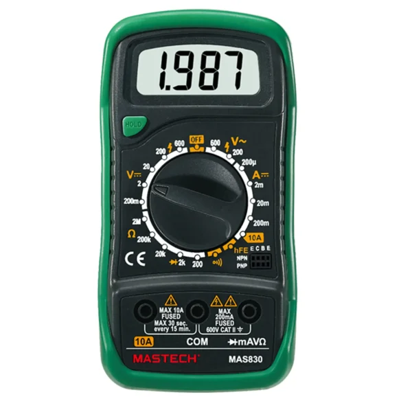 MAS830 Manual Ranging Digital Multimeter