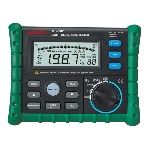 MASTECH MS2302 Earth Resistance Tester